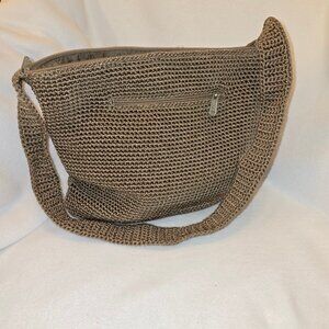 The Sak Brown / Taupe Crochet Bag